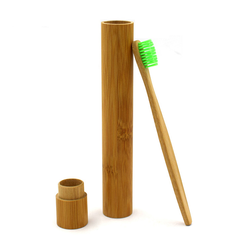Food Storage Youtube - Portable Natural Bamboo Toothbrush Case, Tube