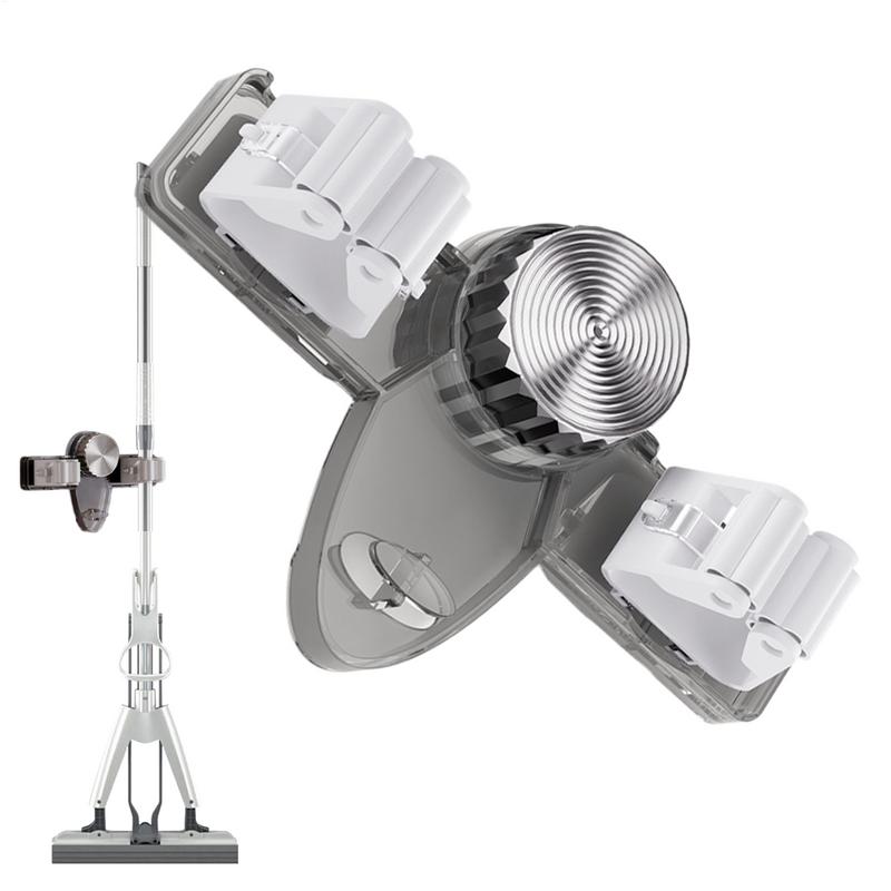 Food Storage Rack - Suction Cup Mop Hanger with 2