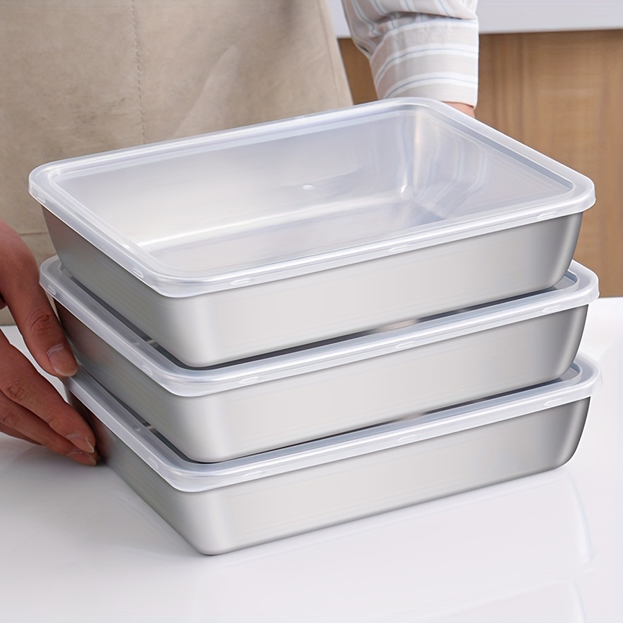 Food Storage In Pantry - 1-3PCS Stainless Steel Food Storage Containers