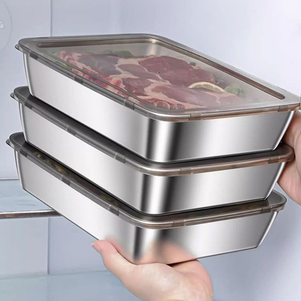 Food Storage Unit - Food Grade Stainless Steel Serving Tray