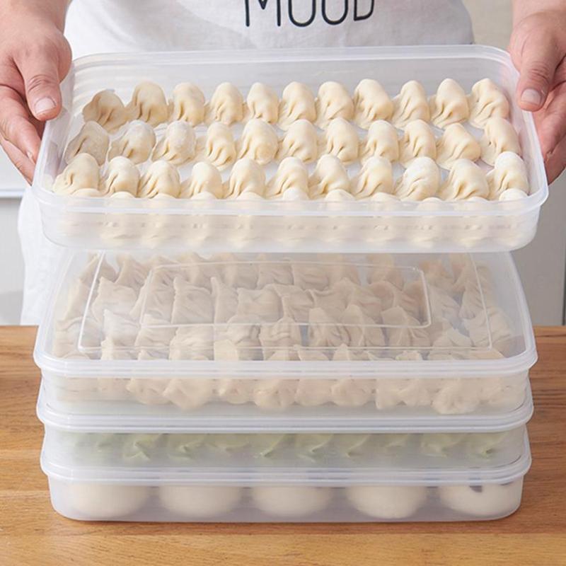 Food Storage Unit - New·Kitchen Storage Box Refrigerator Organizer Transparent