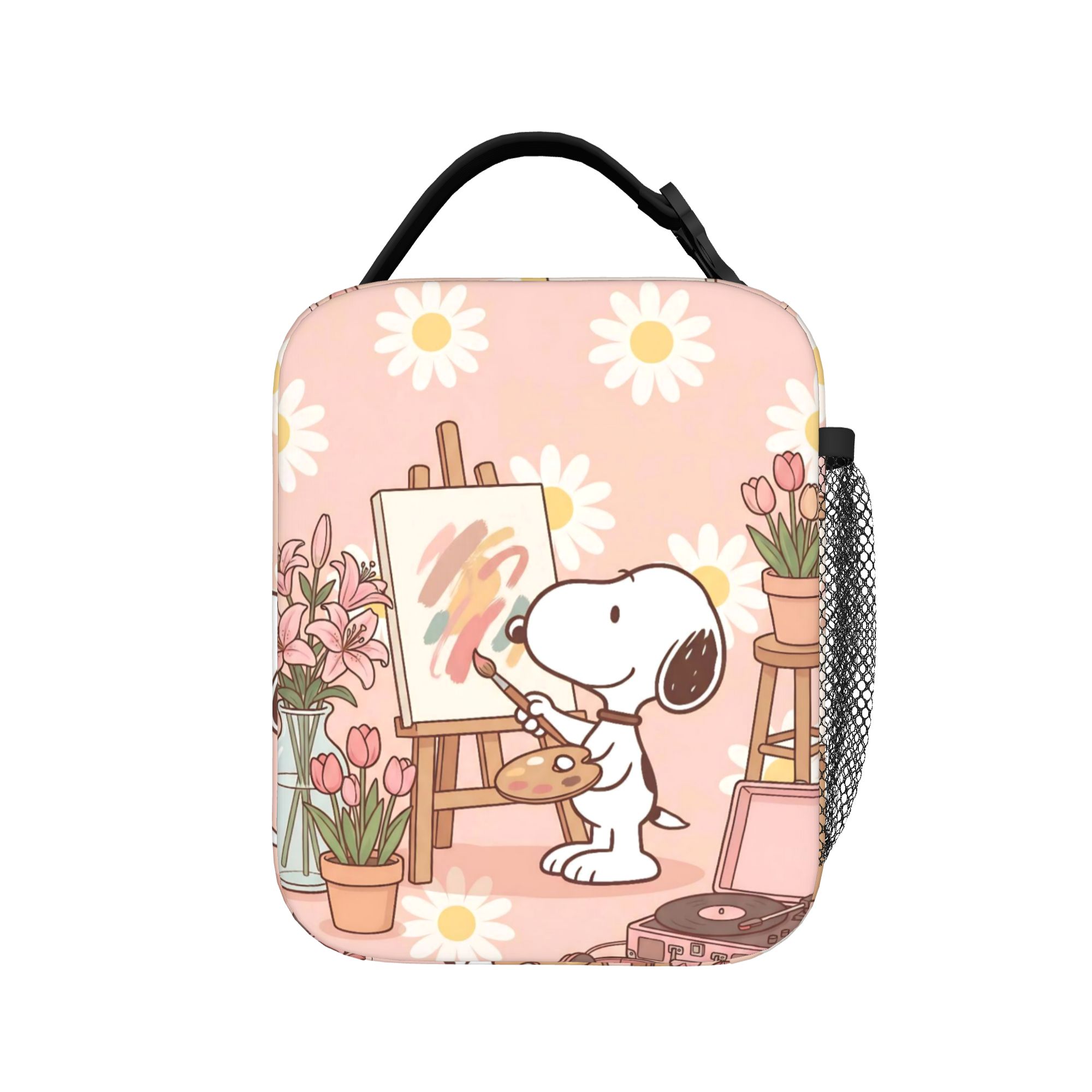 Food Storage Cabinet - Drawing Cute S-Snoopys Insulated Lunch Bag