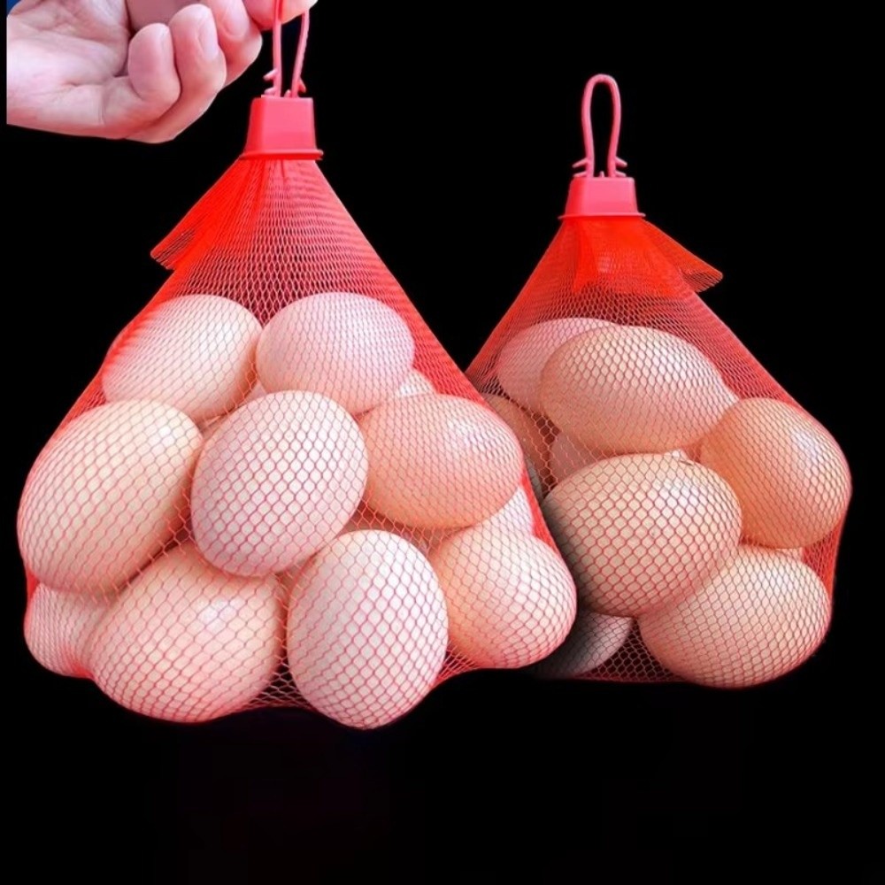 Produce Bag Reusable Mesh - 100Pcs Pack Egg Net Bag With