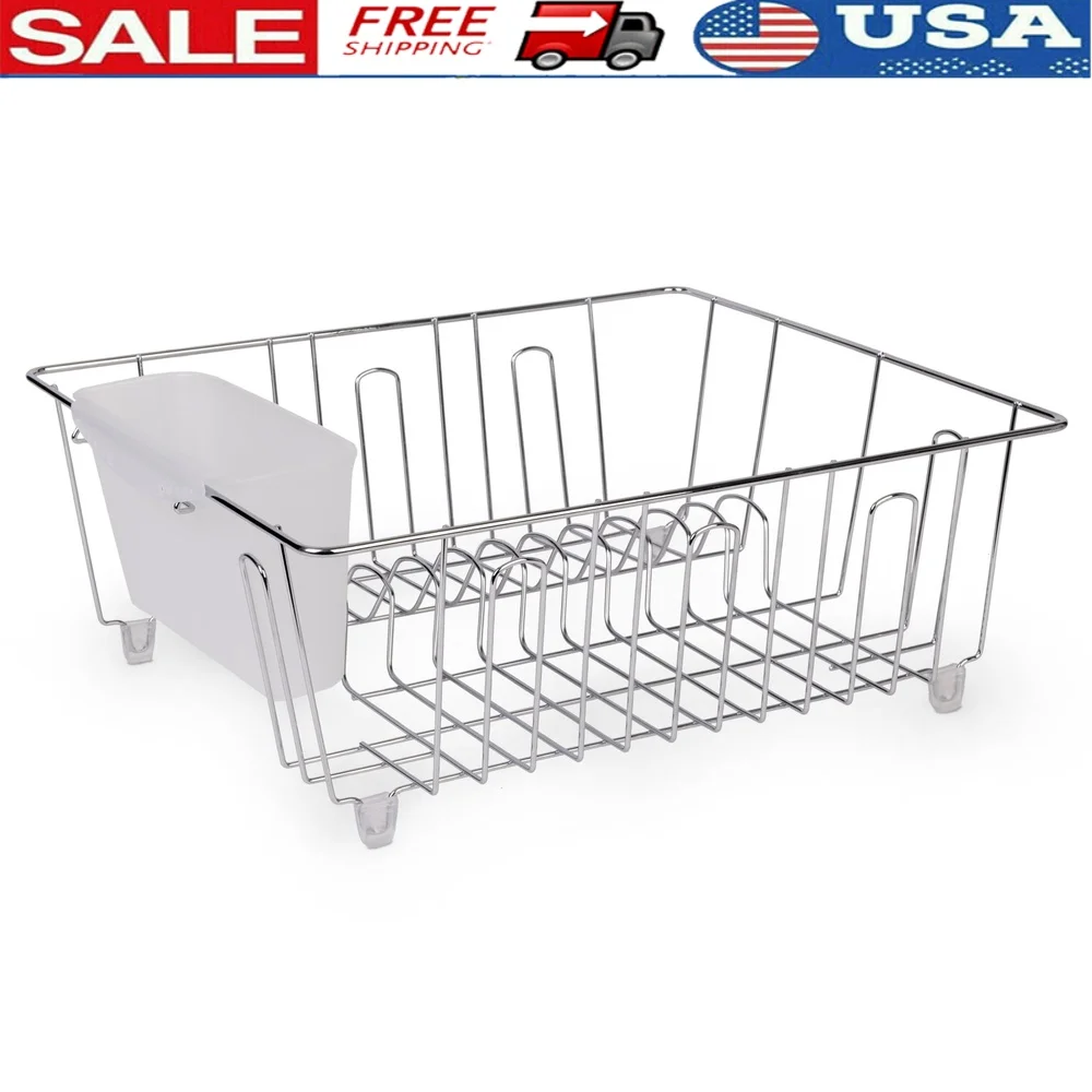 Food Storage Rack - Small Wire Dish Rack Kitchen Organizer
