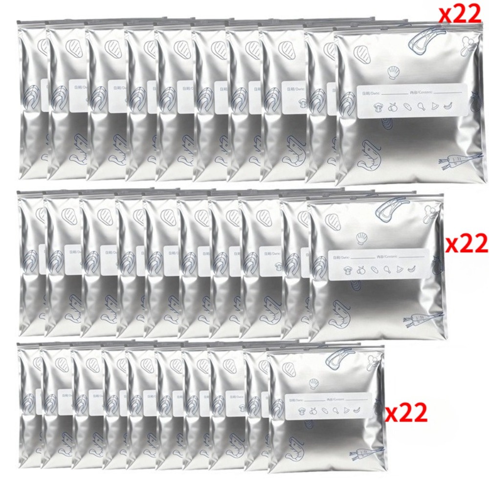 66Pcs Aluminum Foil Food Stora - đánh giá và giá Food Storage Zipper Bags