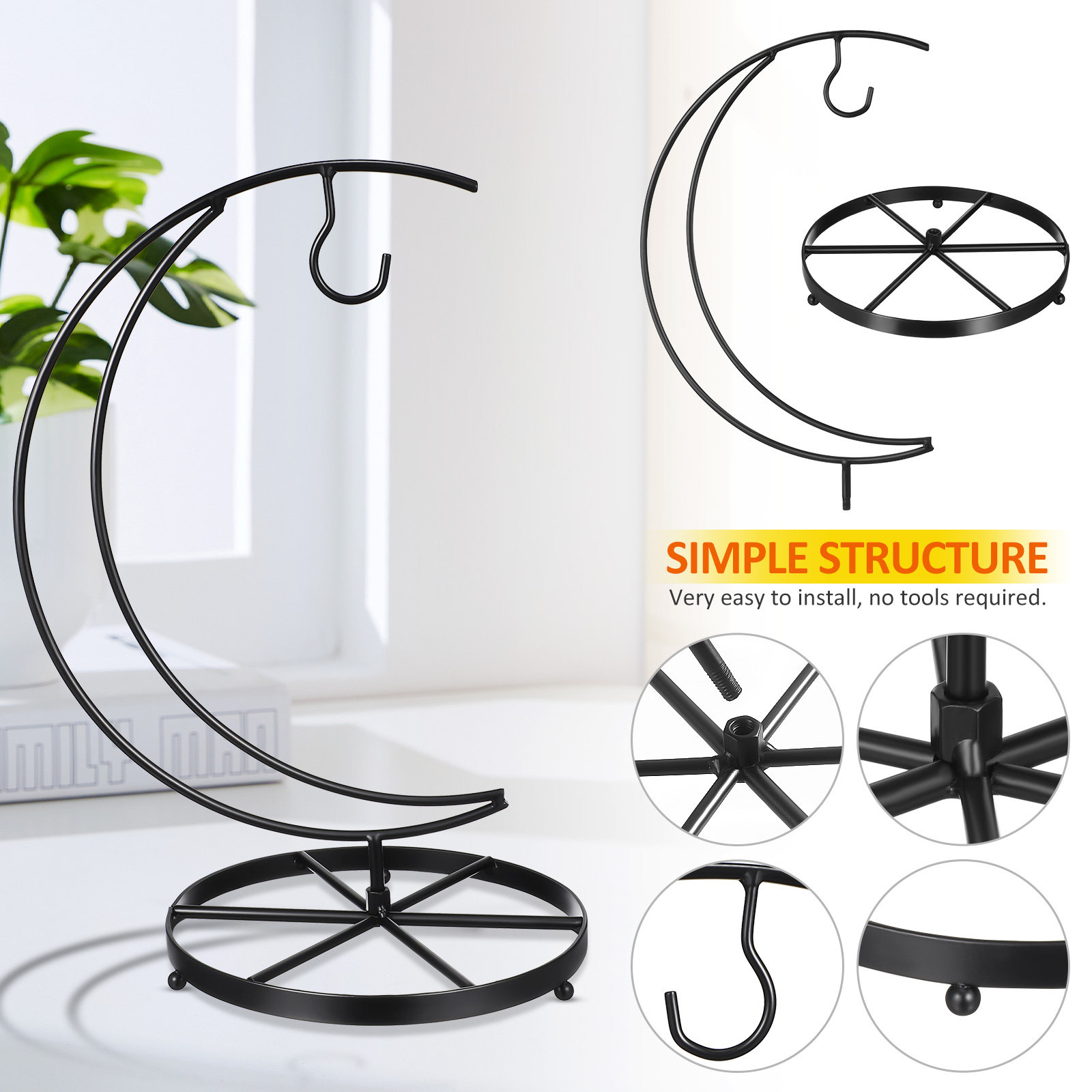 Fruit Plate Hook Metal Rack Ba - đánh giá và giá Food Storage Rack