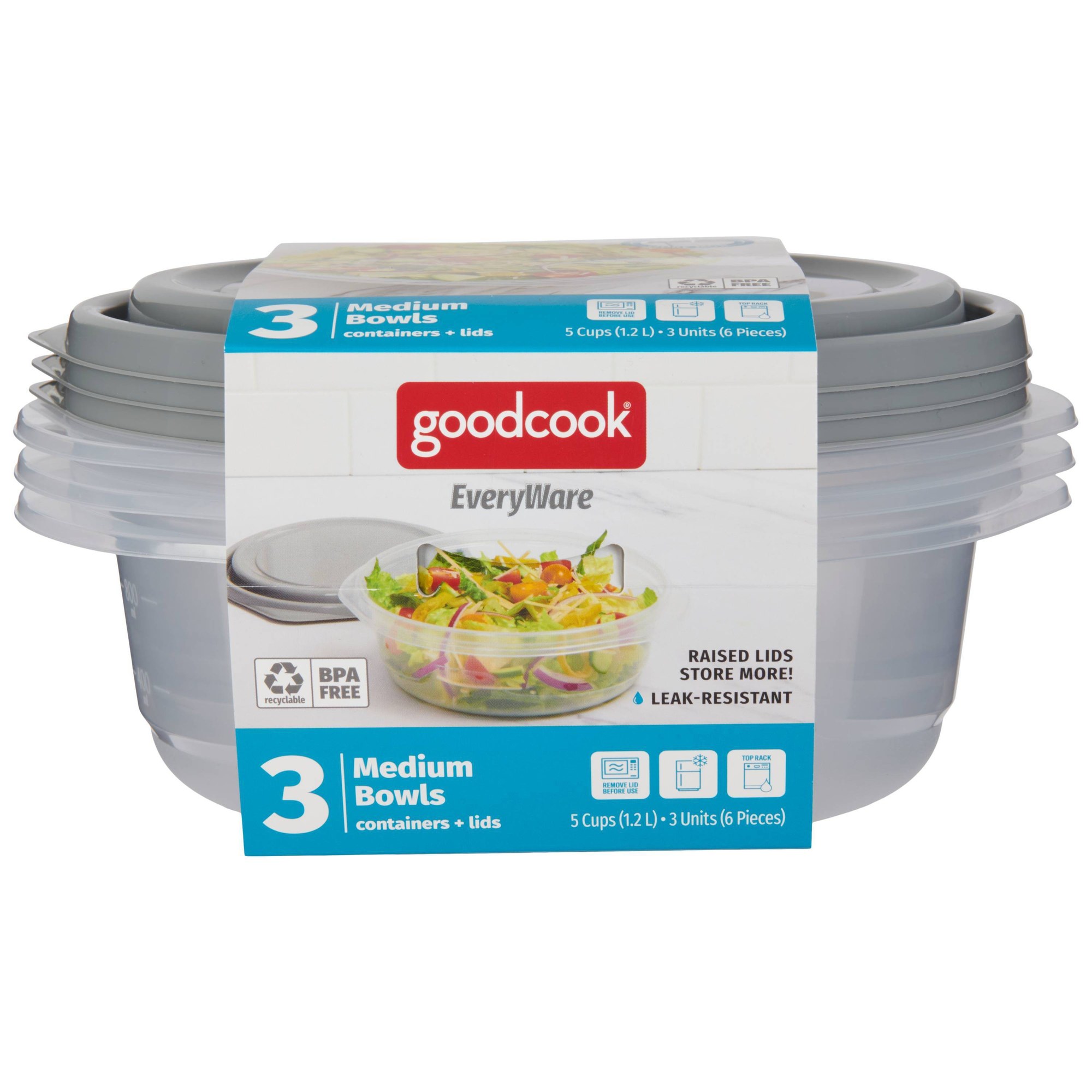 6pcs Round 5 Cup Food Storage  - đánh giá và giá Food Storage In Pantry