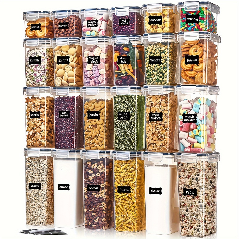 24Pcs Food Storage Containers  - đánh giá và giá Food Storage In Pantry