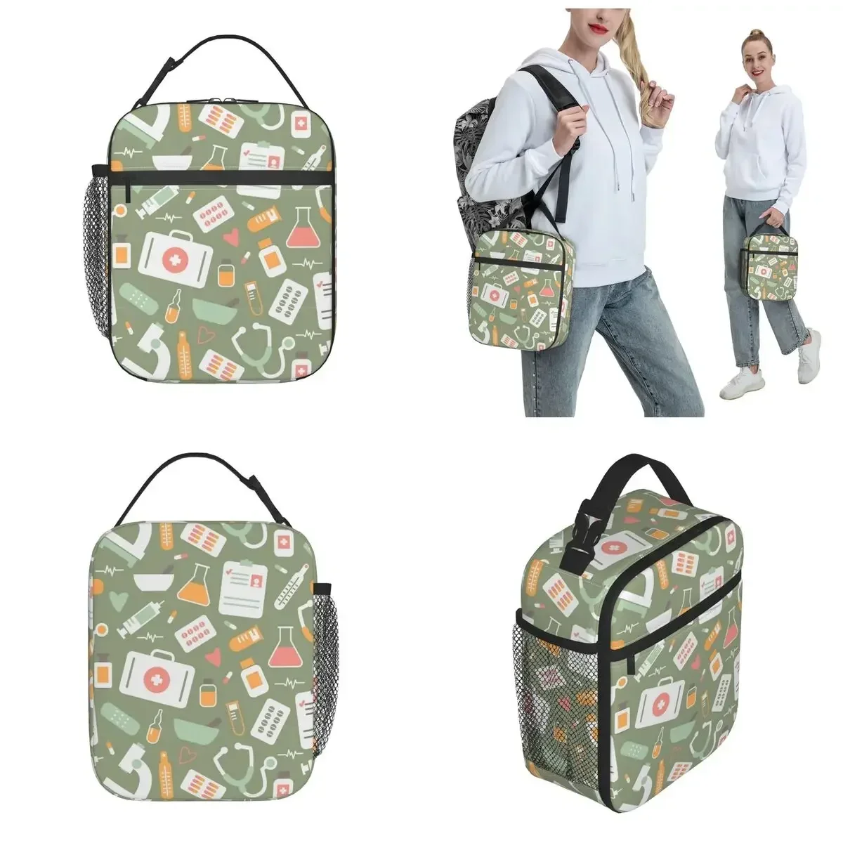 Nurse Healthcare Pattern Merch - đánh giá và giá Food Storage Zipper Bags