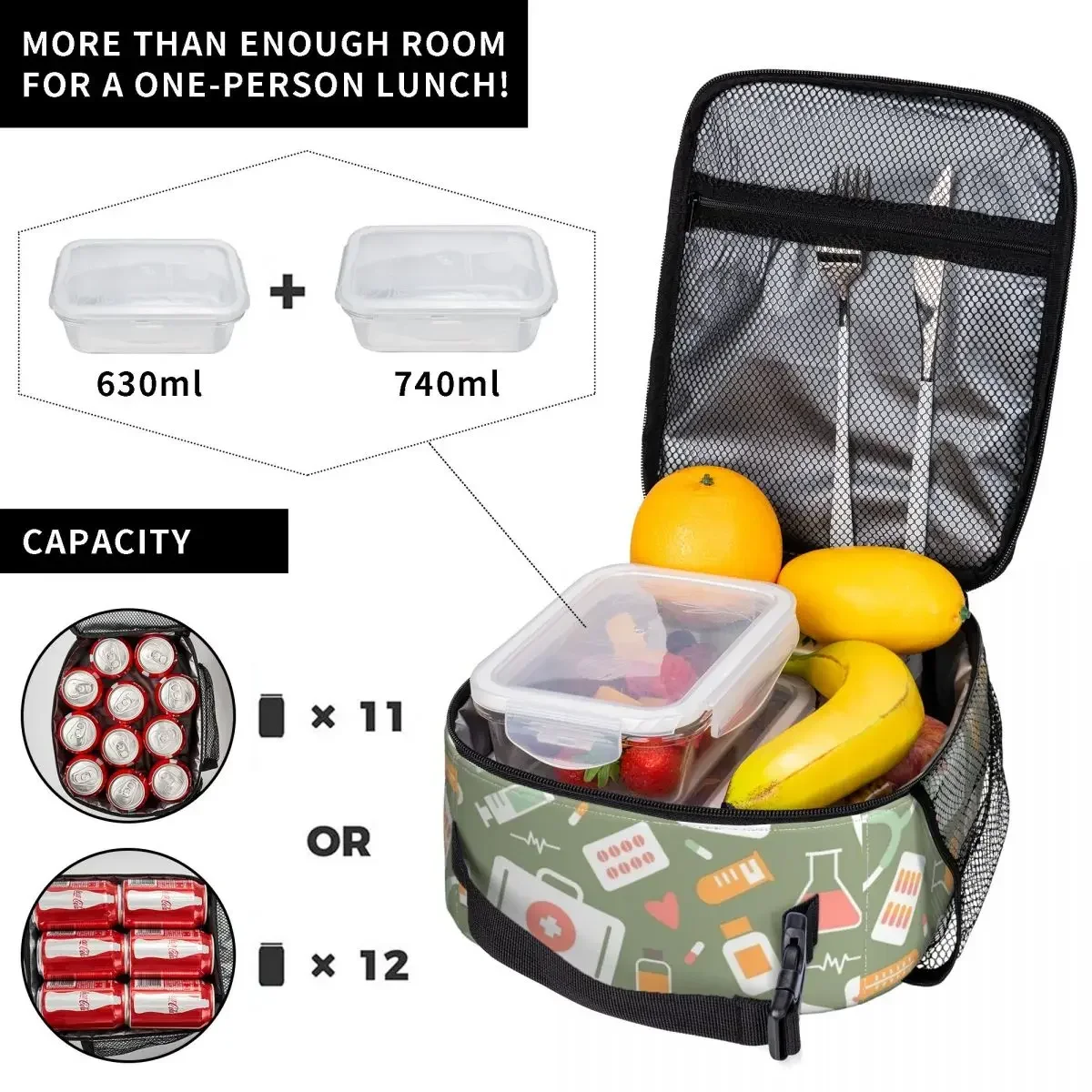 Nurse Healthcare Pattern Merch - đánh giá và giá Food Storage Zipper Bags