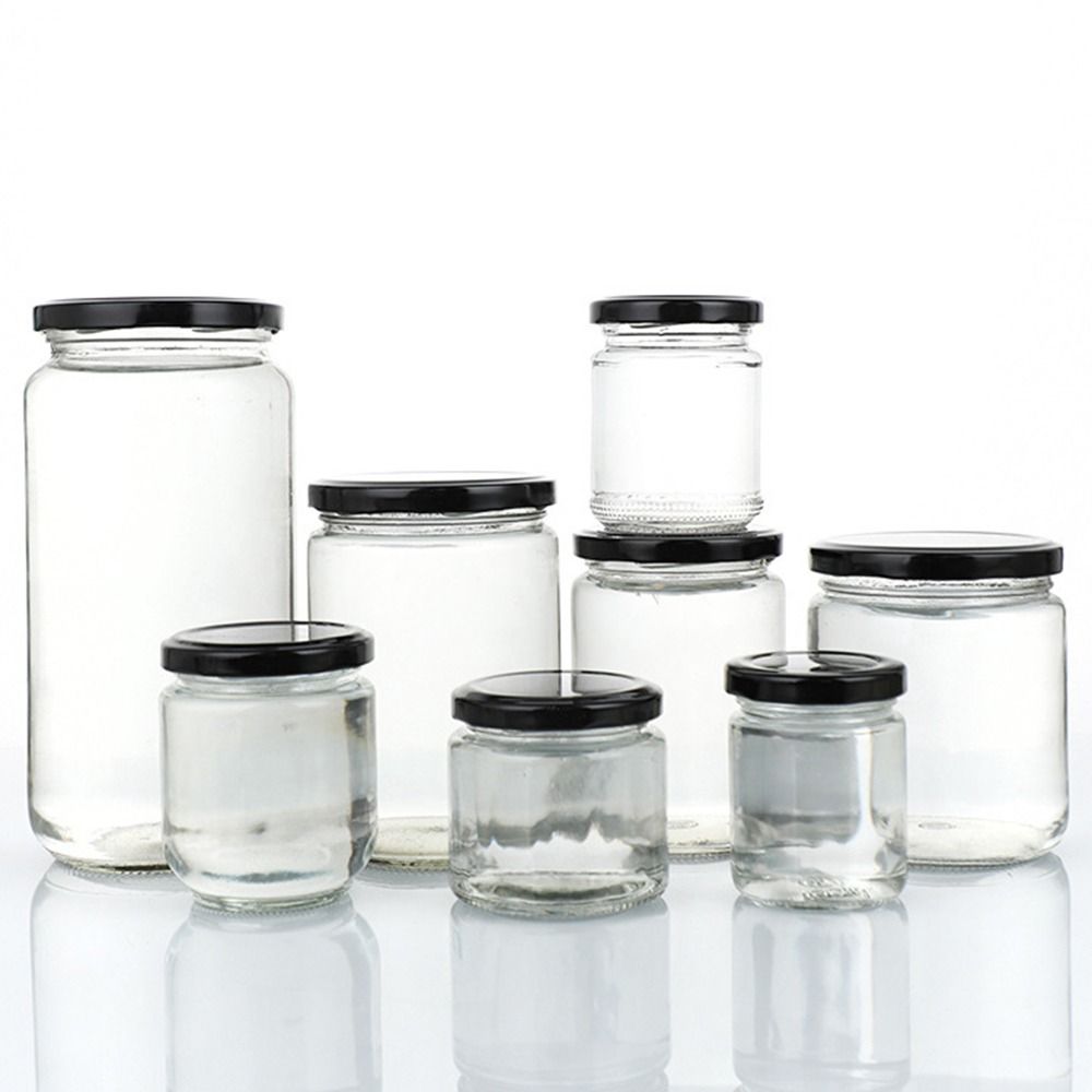 1Pcs with Black Airtight Lids  - đánh giá và giá Food Storage With Glass Lids