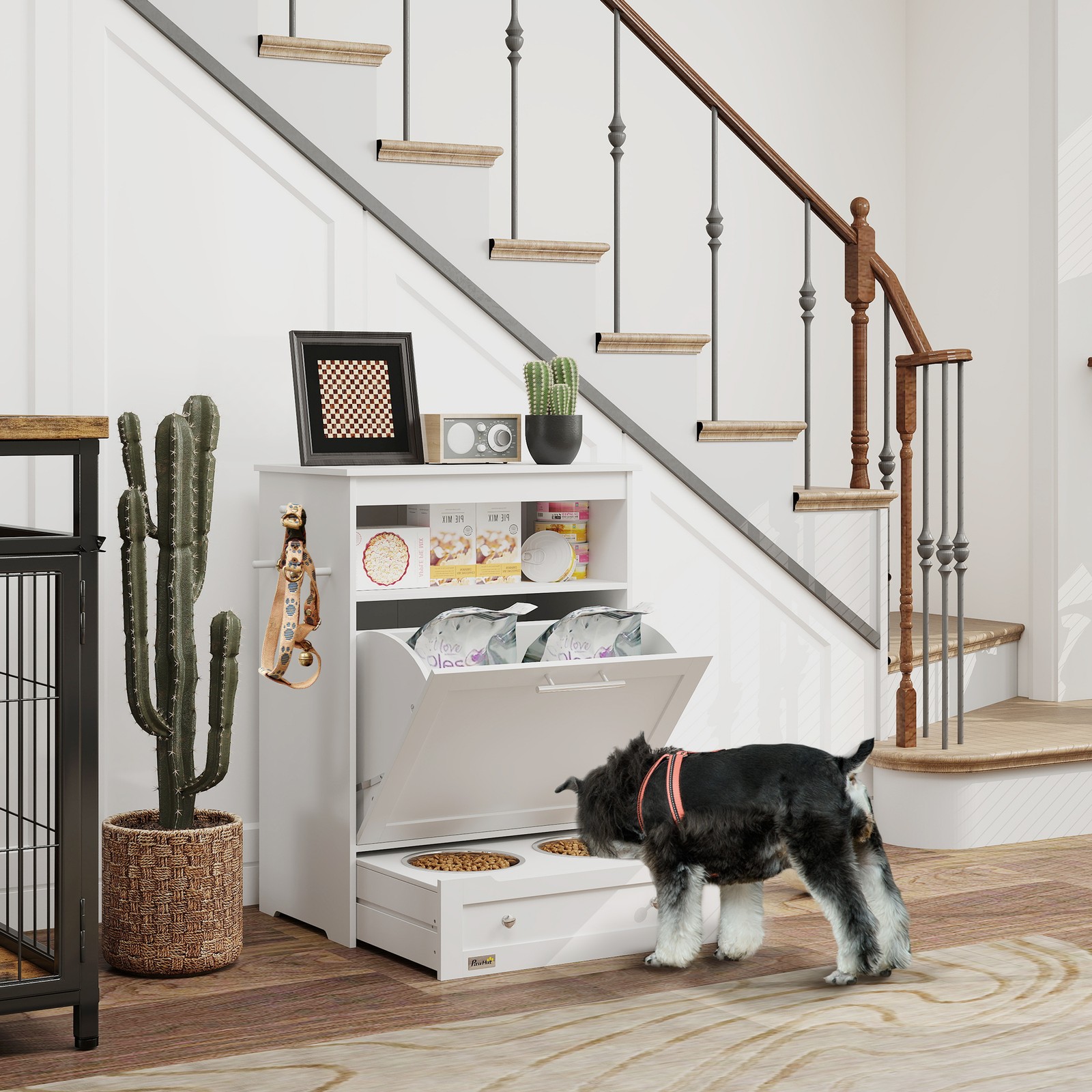 Pet Feeder Station, Dog and Ca - đánh giá và giá Food Storage Cabinet
