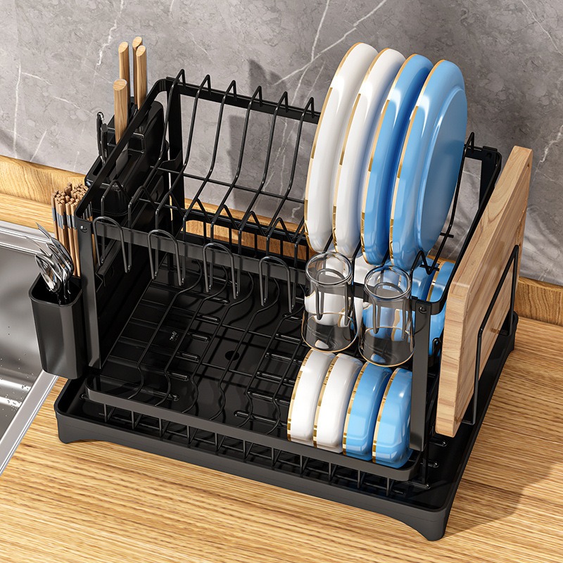 Double-layer large-capacity di - đánh giá và giá Food Storage Rack