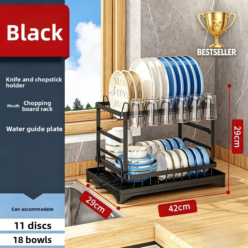 Double-layer large-capacity di - đánh giá và giá Food Storage Rack