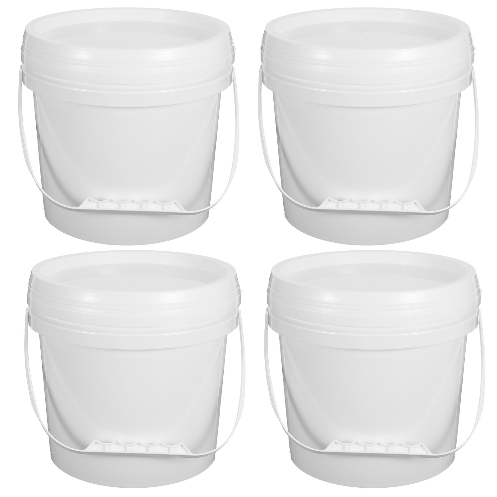 White Large Storage Bucket Foo - đánh giá và giá Food Storage In Pantry