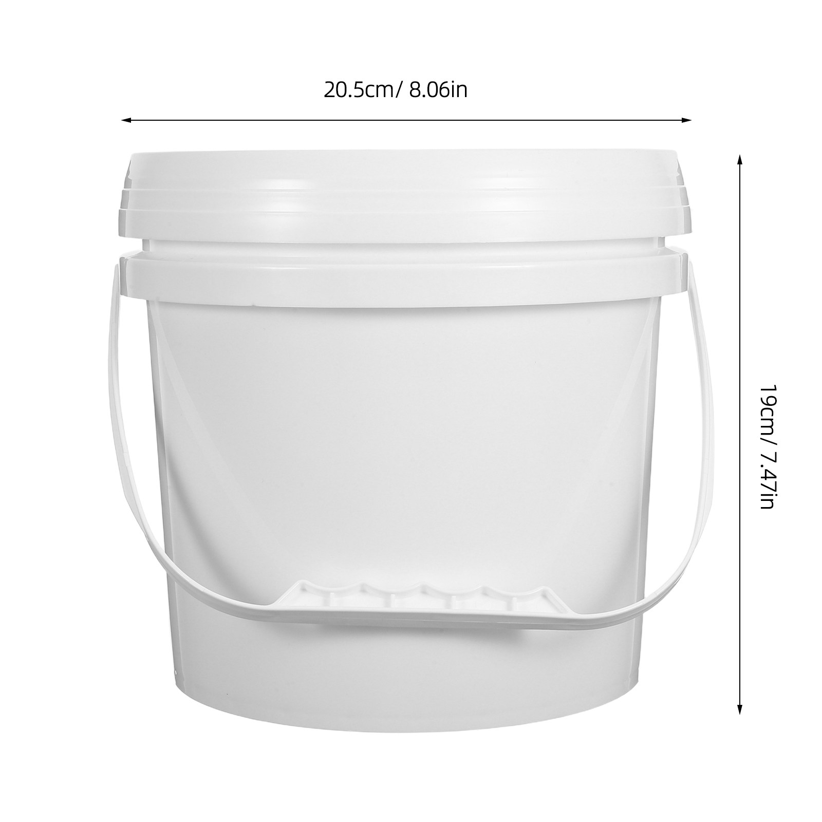 White Large Storage Bucket Foo - đánh giá và giá Food Storage In Pantry