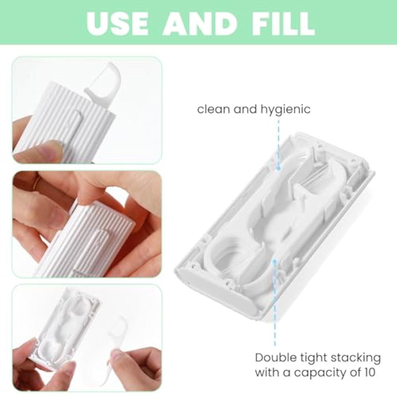 Portable Automatic Dental Flos - đánh giá và giá Food Storage Dispenser