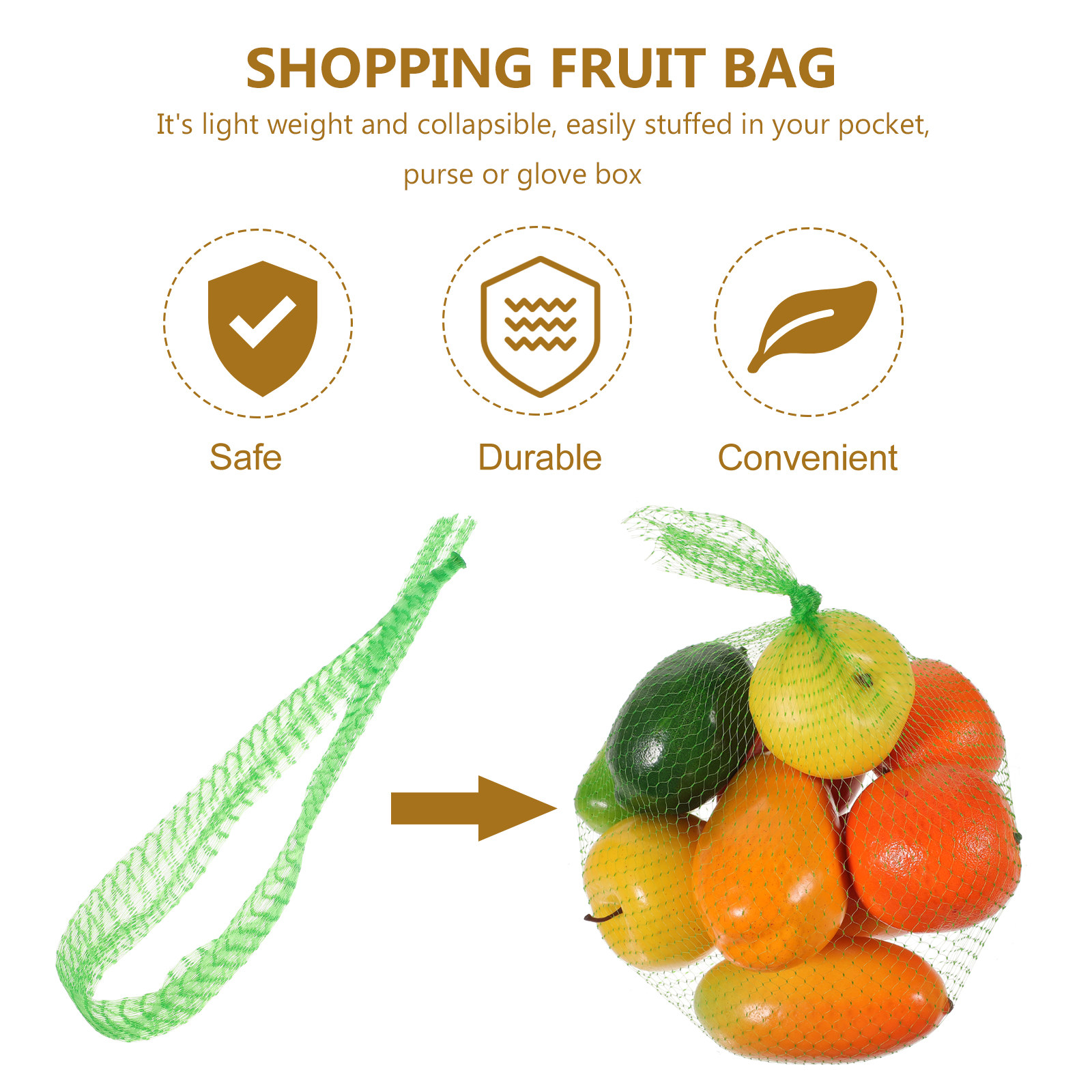 100Pcs Green Thick Nylon Mesh  - đánh giá và giá Produce Bag Reusable Mesh