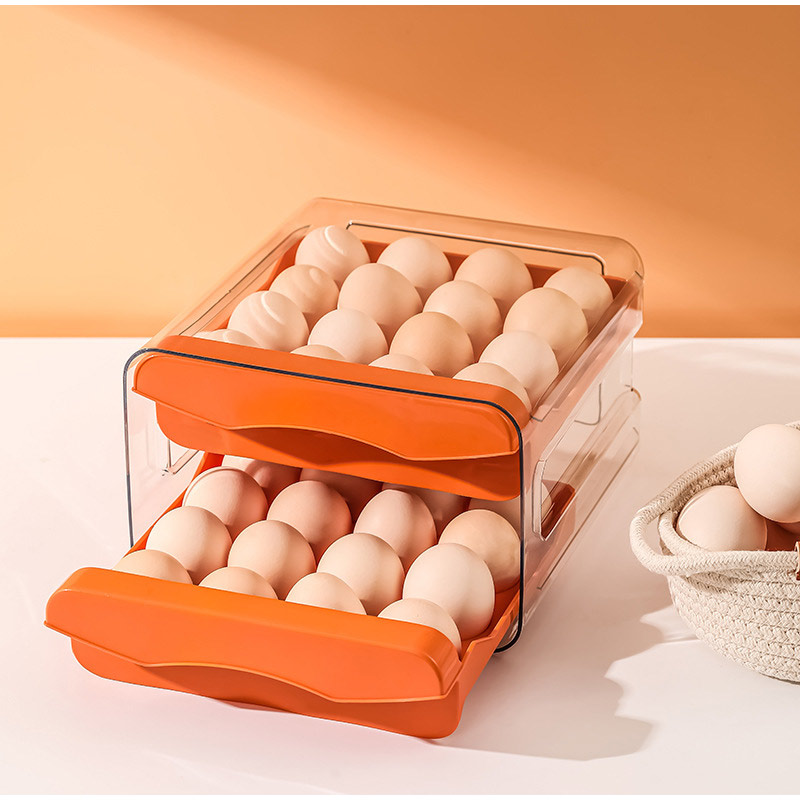Double Layer Egg Storage Box w - đánh giá và giá Food Storage Box Large