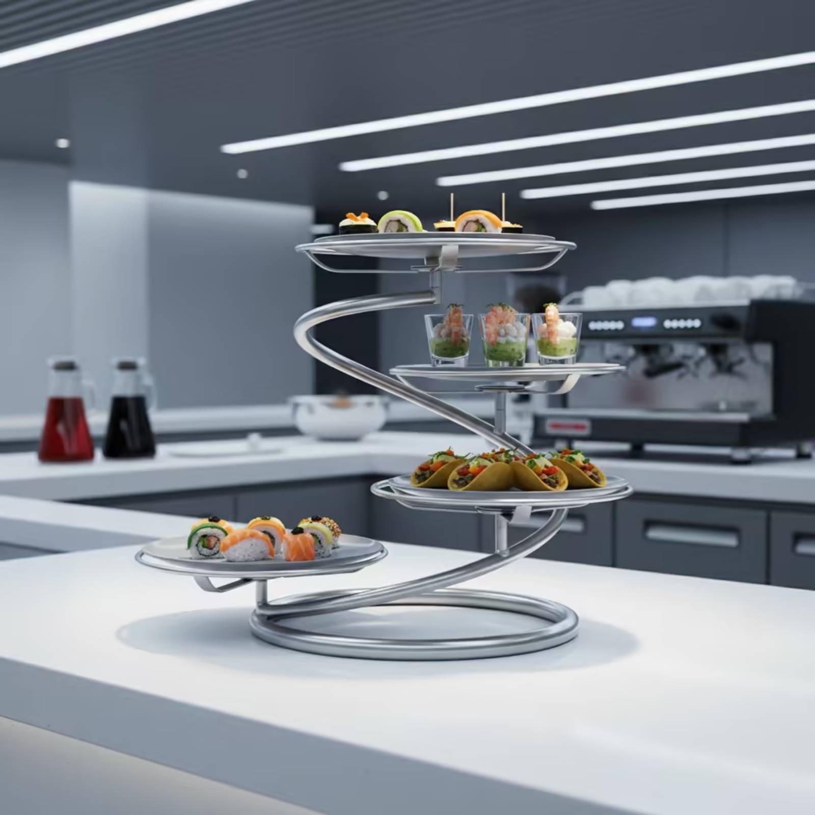 Tiered Serving Stand Multi-Lev - đánh giá và giá Food Storage Rack