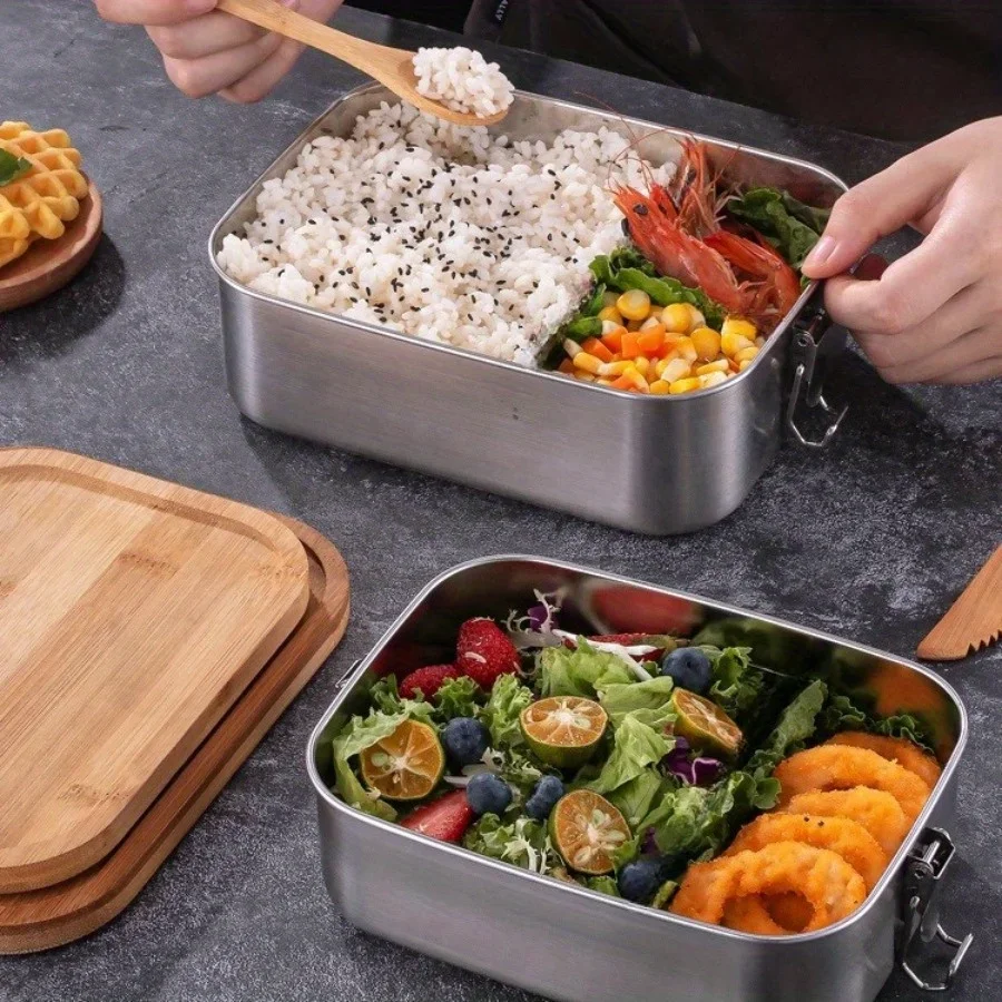 New 304 Stainless Steel Bamboo - đánh giá và giá Food Storage Unit