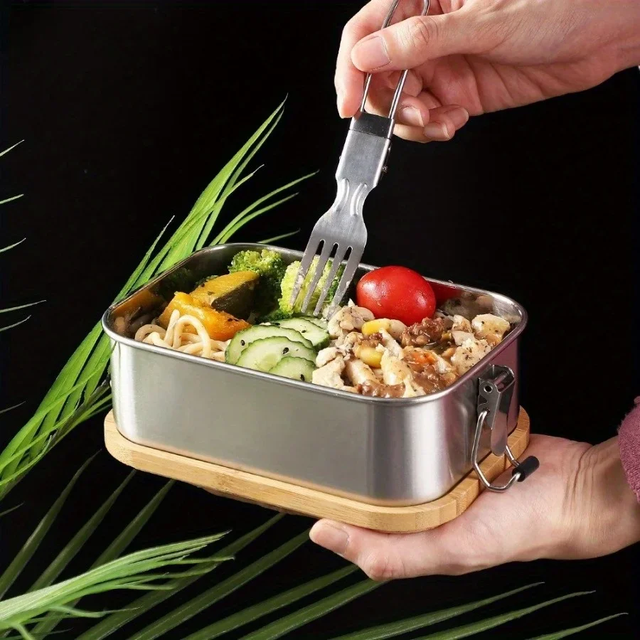 New 304 Stainless Steel Bamboo - đánh giá và giá Food Storage Unit