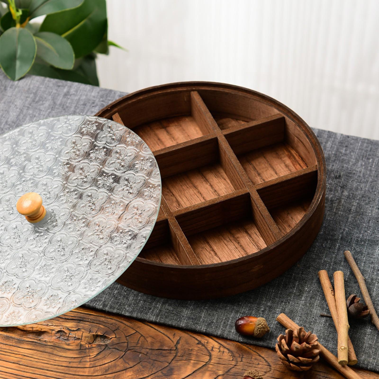 Wooden Glass Serving Bowl with - đánh giá và giá Food Storage With Glass Lids