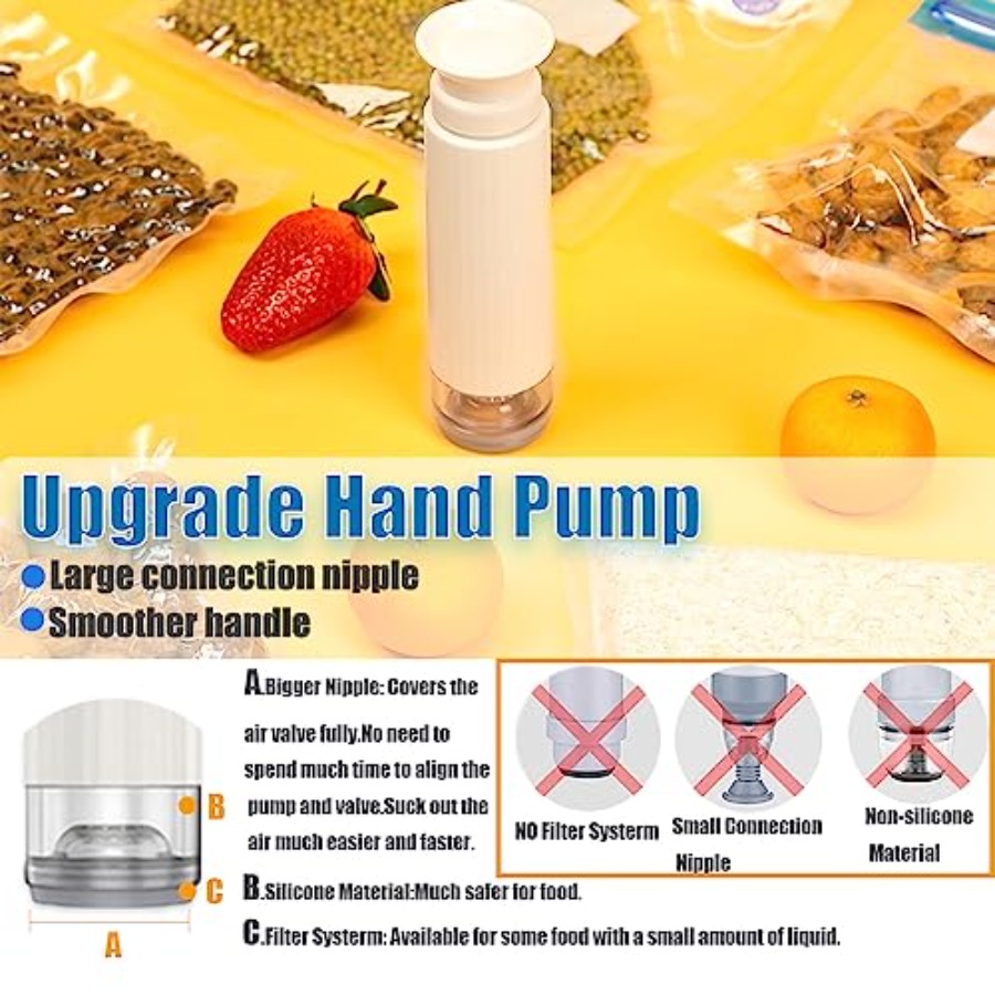 for Sous Vide Bags, Manual Han - đánh giá và giá Vacuum Sealer Bag