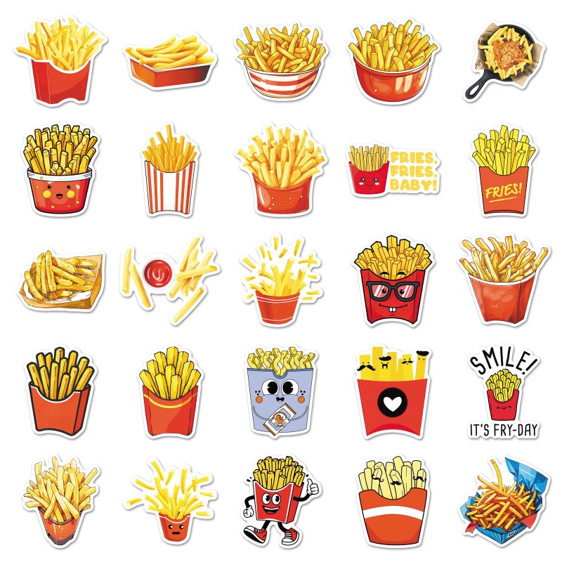 50pcs French Fries Delicious F - đánh giá và giá Food Storage Journal
