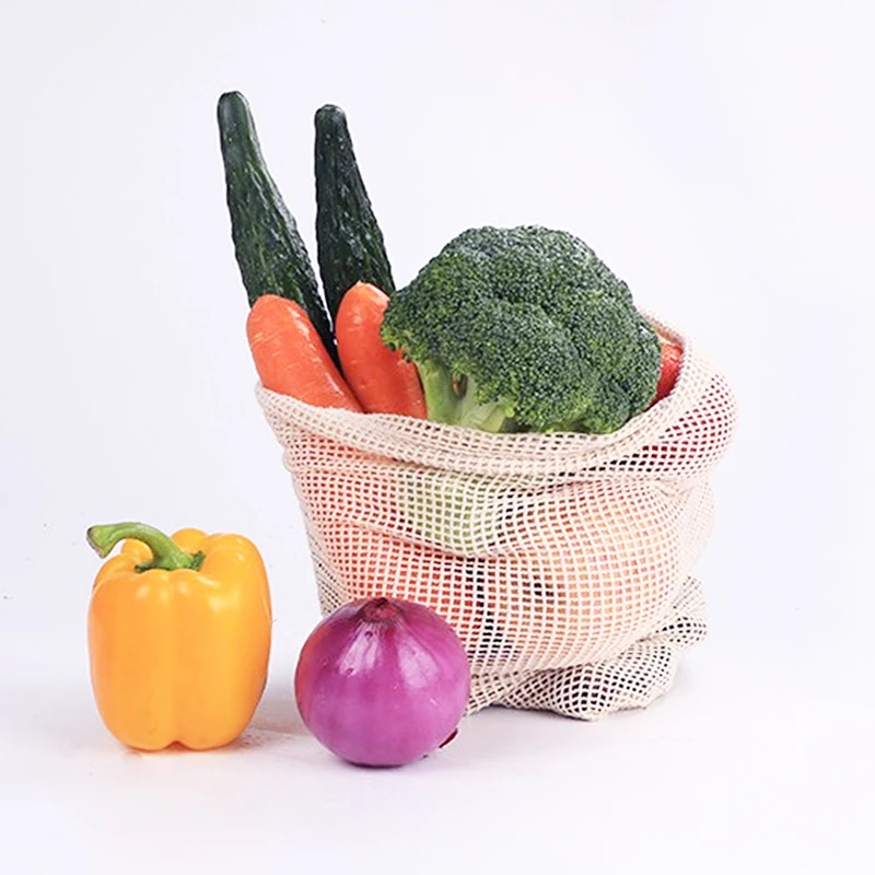 3 6 10 Chiếc Có Thể Tái Sử Dụn - đánh giá và giá Produce Bag Reusable Mesh