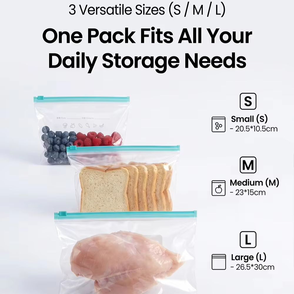 Zip Lock Food Storage Bags Thi - đánh giá và giá Food Storage Zipper Bags