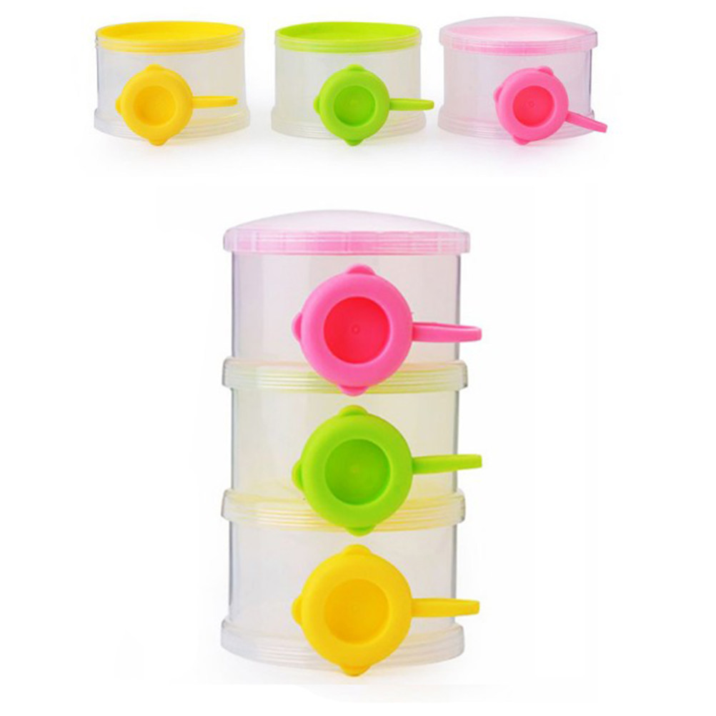 3 Layers Portable Milk Powder  - đánh giá và giá Food Storage Dispenser