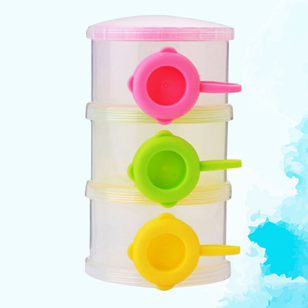 3 Layers Portable Milk Powder  - đánh giá và giá Food Storage Dispenser