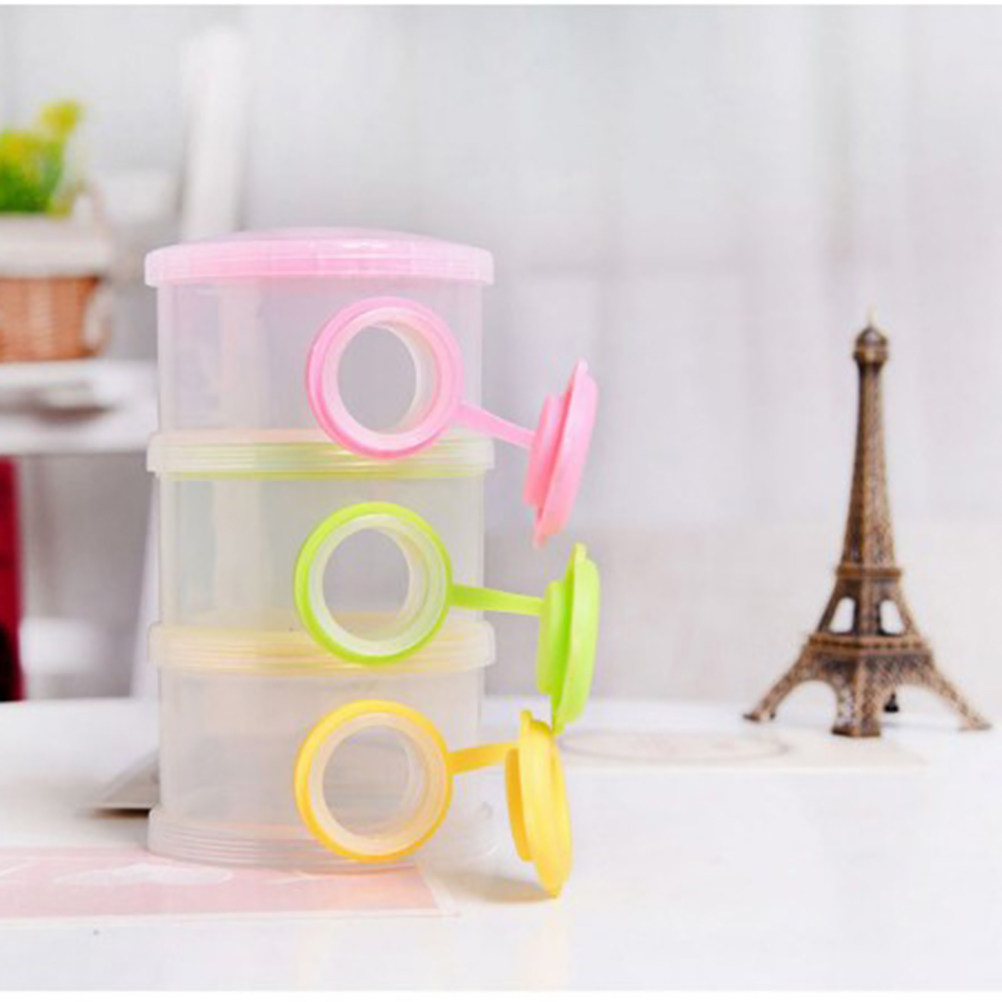 3 Layers Portable Milk Powder  - đánh giá và giá Food Storage Dispenser