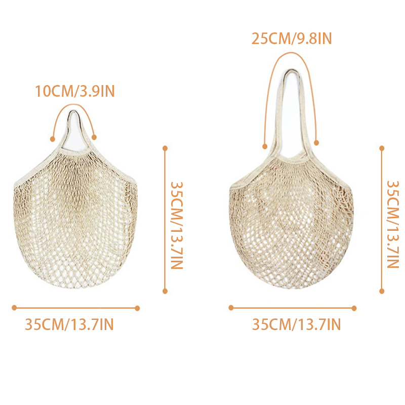 Foldable Cotton Mesh Shopping  - đánh giá và giá Produce Bag Reusable Mesh