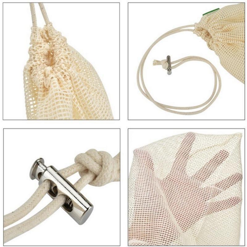 Túi Lưới Cotton Túi Lưới Cotto - đánh giá và giá Produce Bag Reusable Mesh