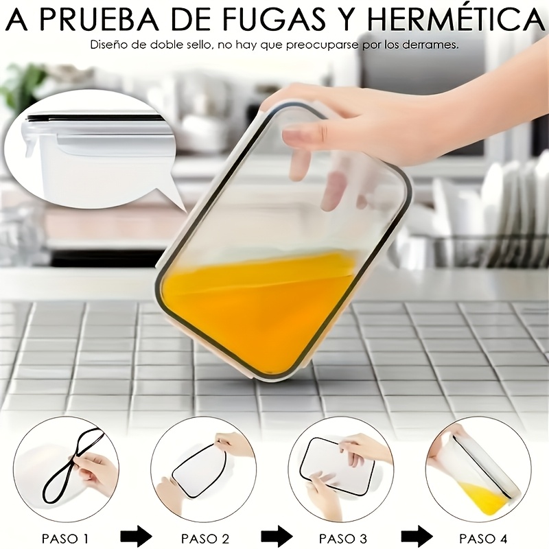 8Pcs Set Includes 4 Containers - đánh giá và giá Food Storage Cabinet