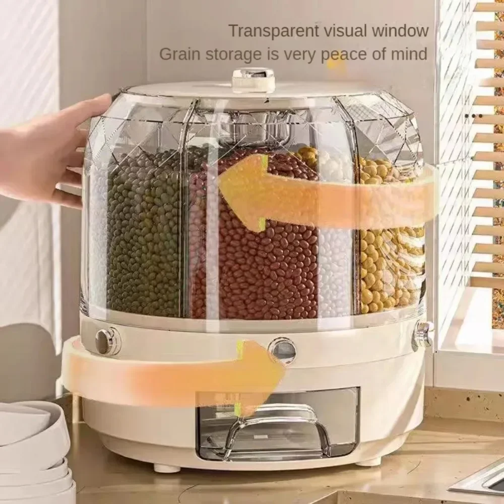 Food Grade Rotating Grain Disp - đánh giá và giá Food Storage Dispenser