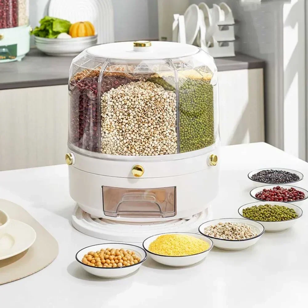Food Grade Rotating Grain Disp - đánh giá và giá Food Storage Dispenser