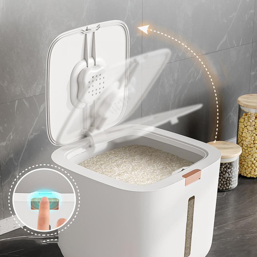 Airtight Moisture-Proof Rice S - đánh giá và giá Food Storage Dispenser