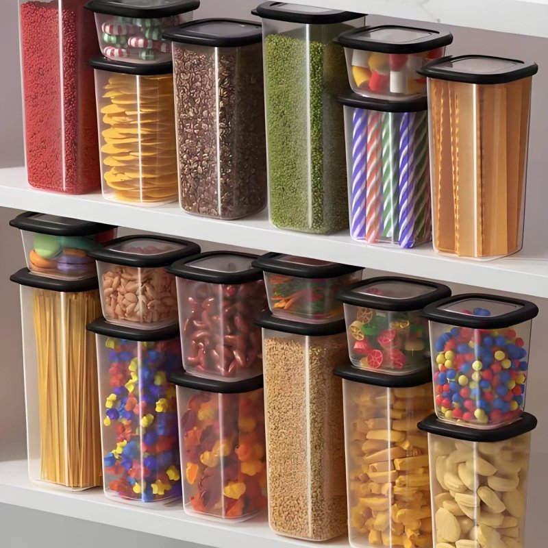 6 Pieces Airtight Food Storage - đánh giá và giá Food Storage In Pantry