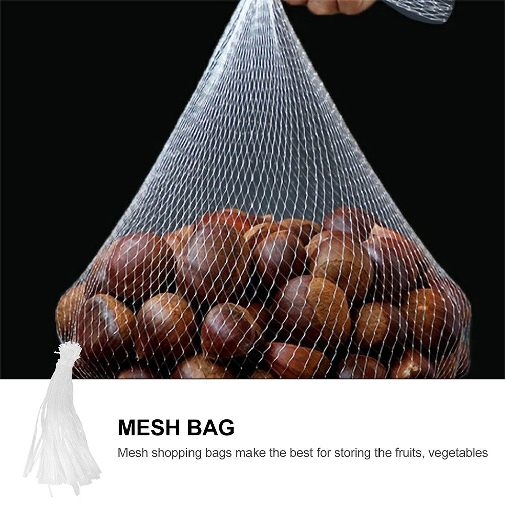 100Pcs Lightweight Transparent - đánh giá và giá Produce Bag Reusable Mesh