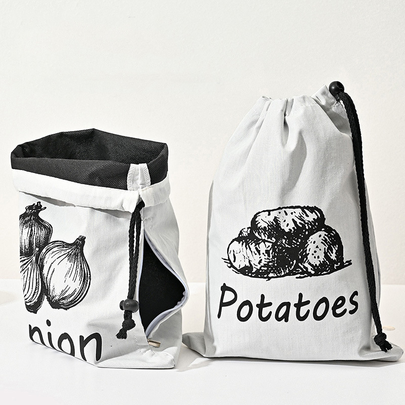 Potato Onion Garlic Pattern St - đánh giá và giá Food Storage Zipper Bags