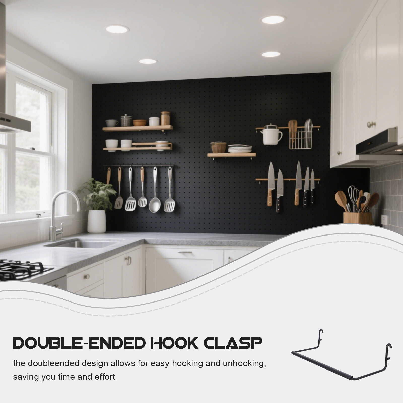 Pegboard Plastic Towel Holder  - đánh giá và giá Food Storage Rack