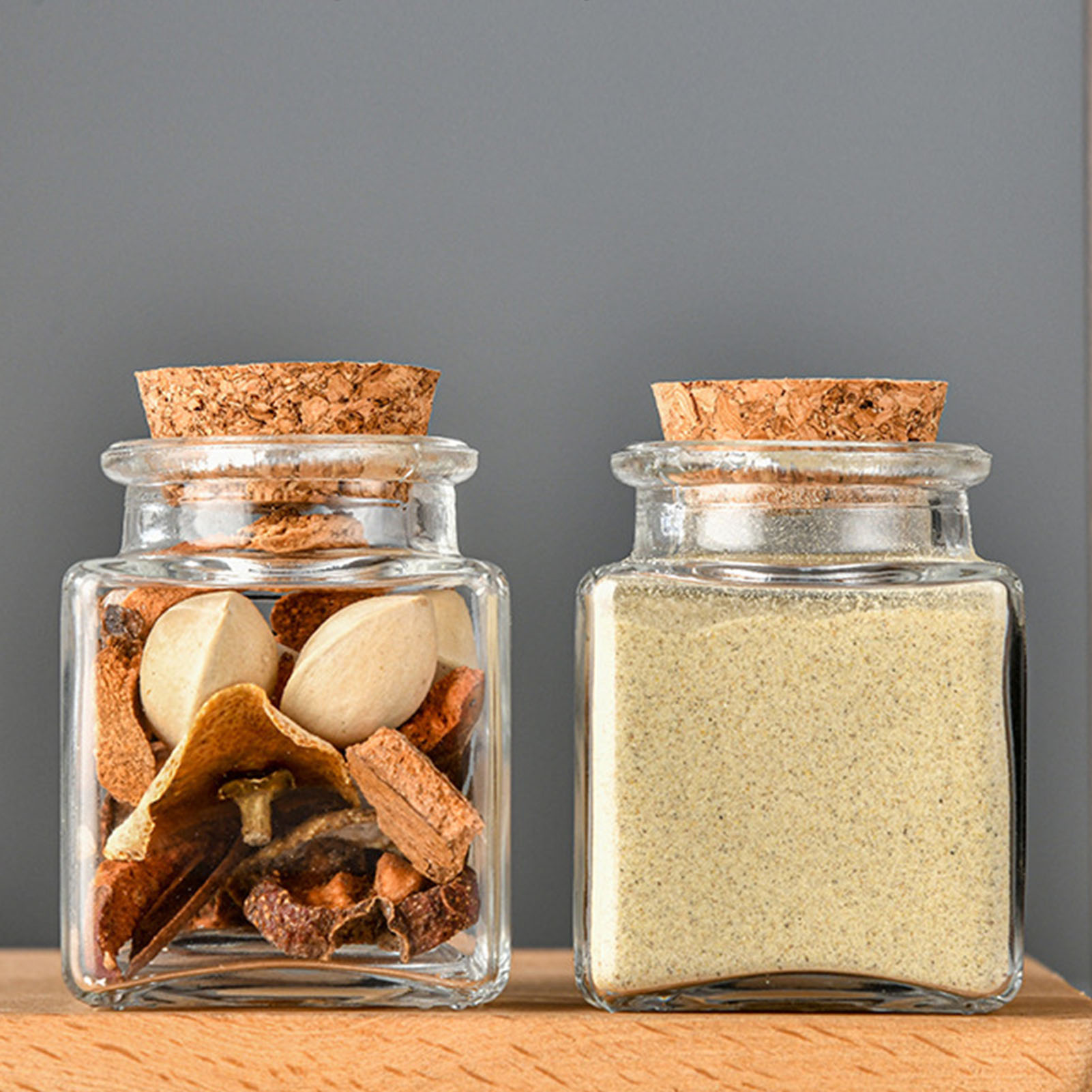 1/5/10Pcs Glass Storage Jars K - đánh giá và giá Food Storage In Pantry