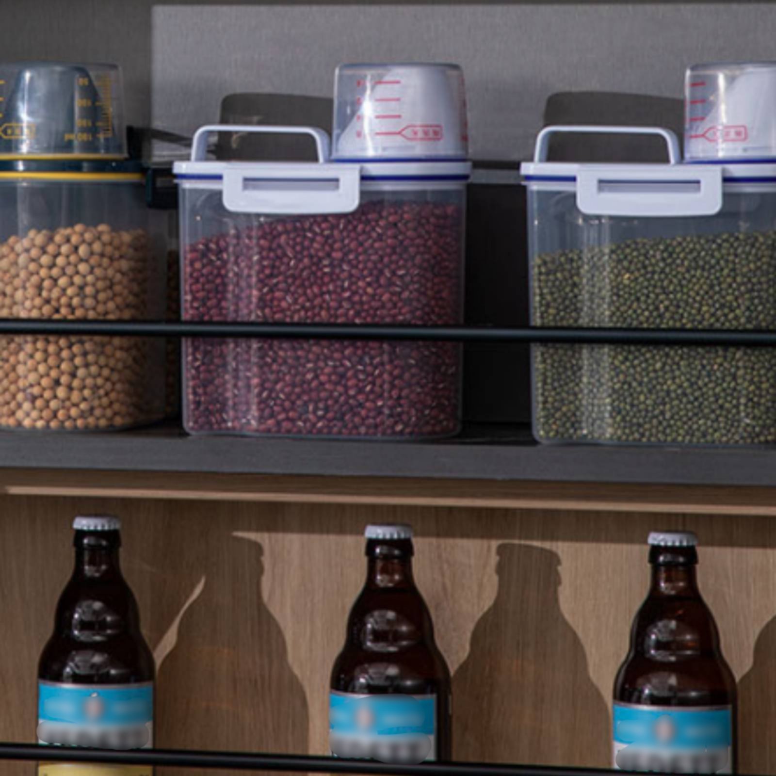 Rice Storage Container Moistur - đánh giá và giá Food Storage Dispenser