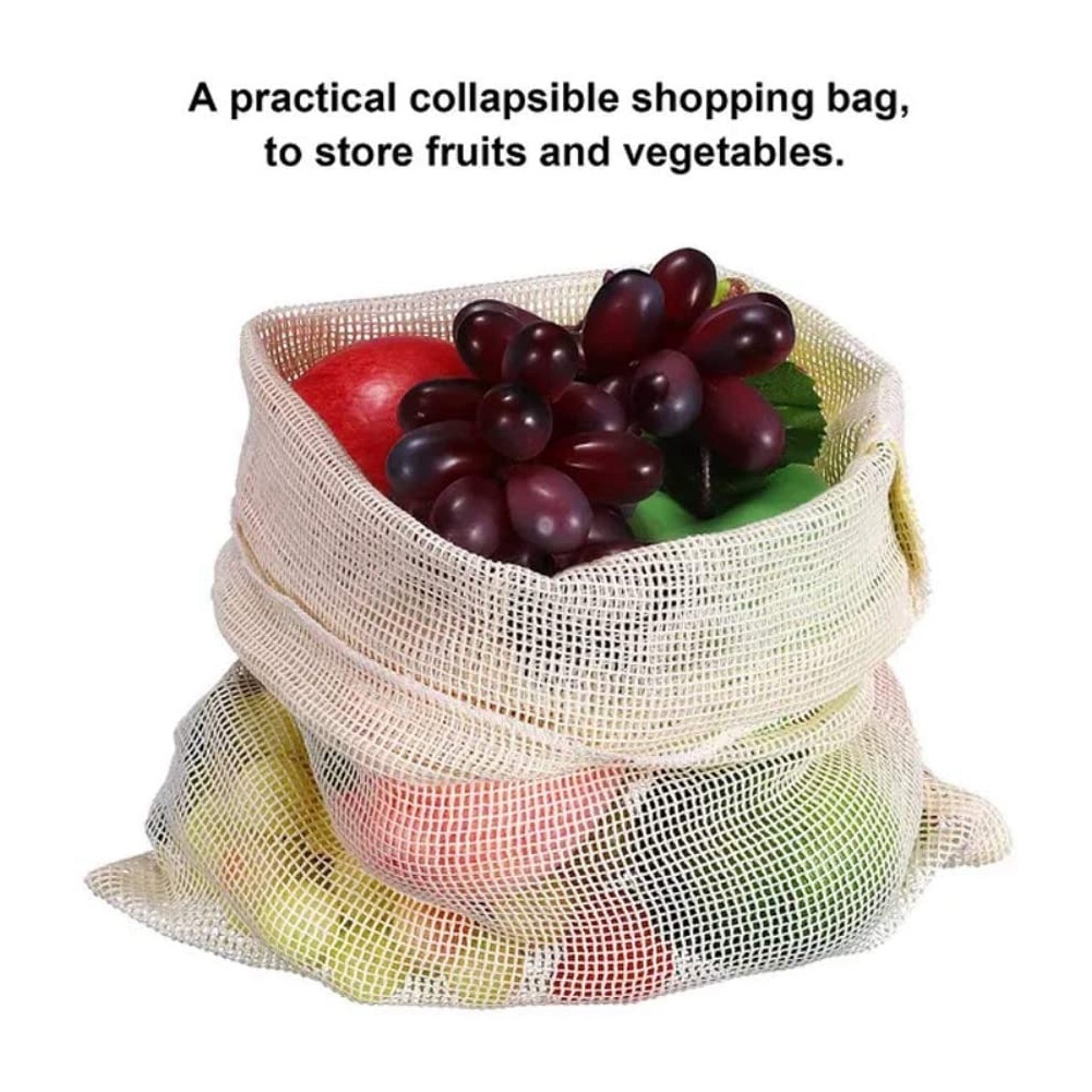 9 PCS Set Of Reusable Mesh Pro - đánh giá và giá Produce Bag Reusable Mesh
