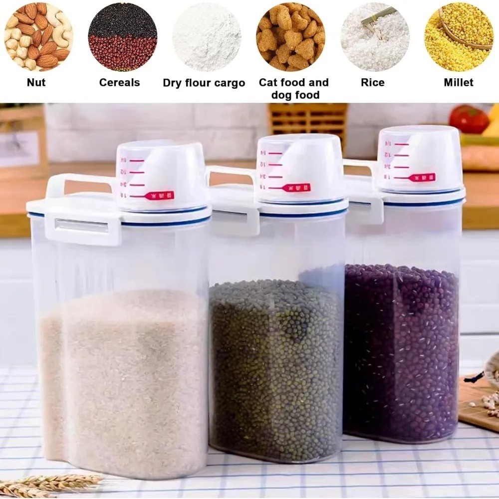 Rice Dry Food Storage Containe - đánh giá và giá Food Storage Dispenser