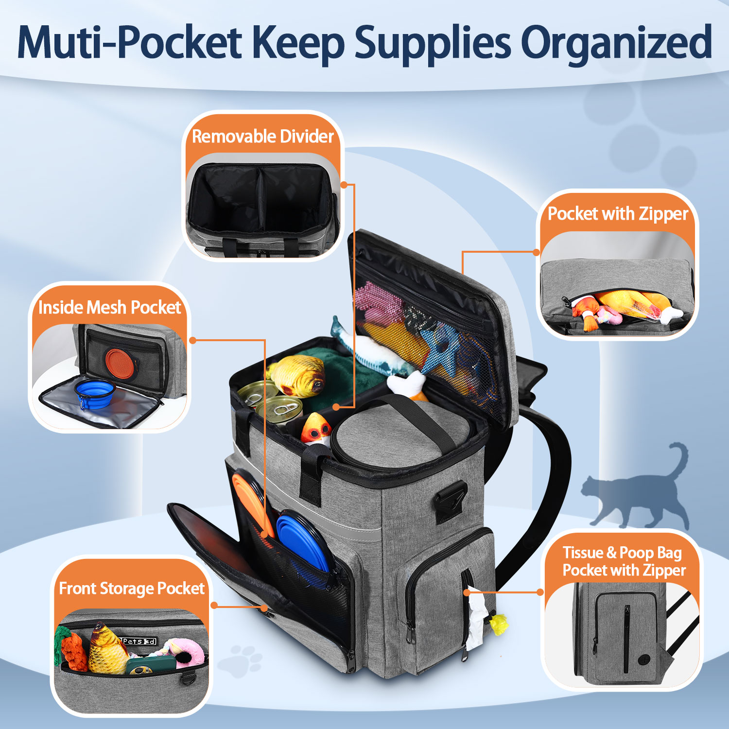 Petskd Outdoor Dog Organizer B - đánh giá và giá Food Storage Zipper Bags