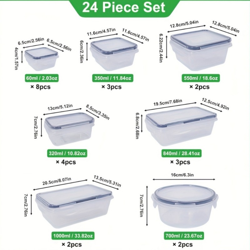 48PCS BPA-Free Food Storage Se - đánh giá và giá Food Storage In Pantry